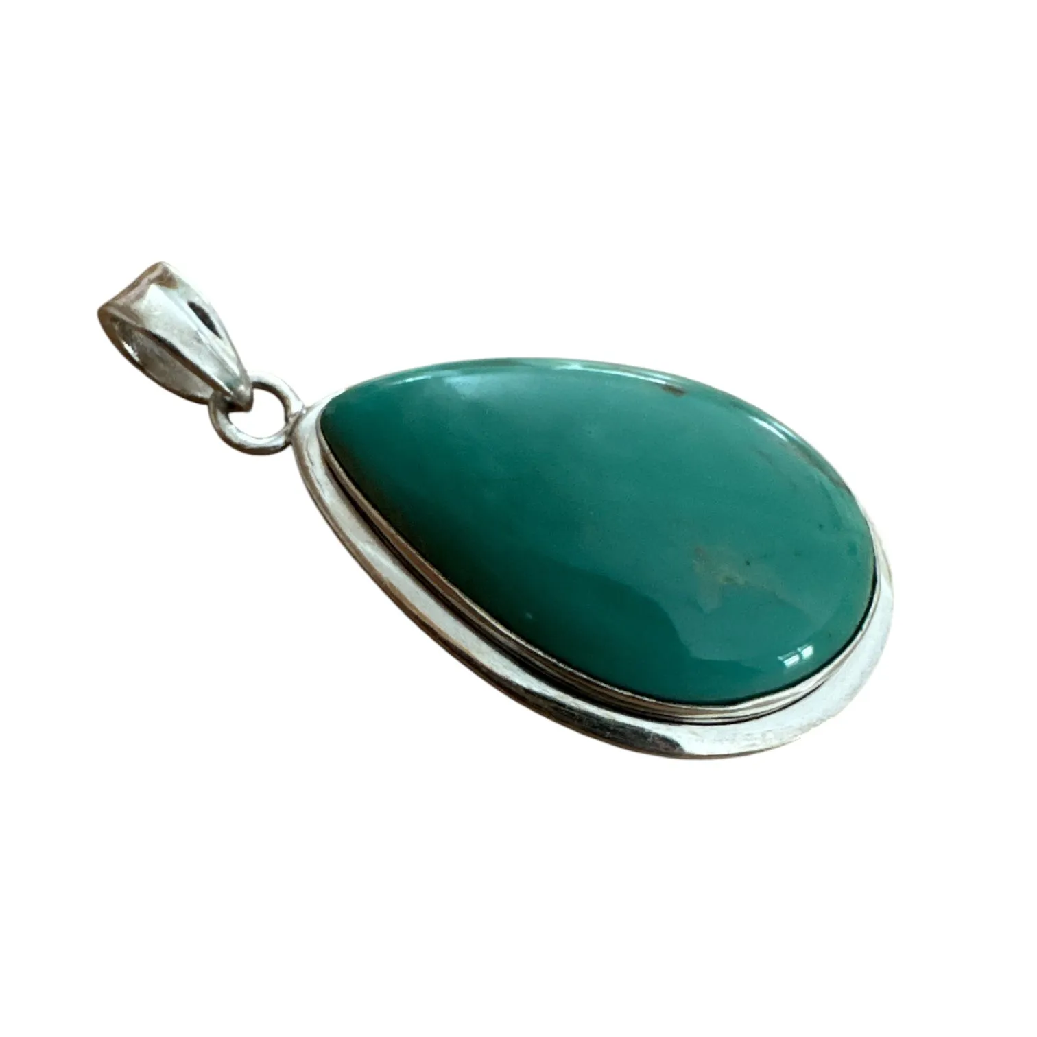Chrysoprase Solid 925 Sterling Silver Pendant