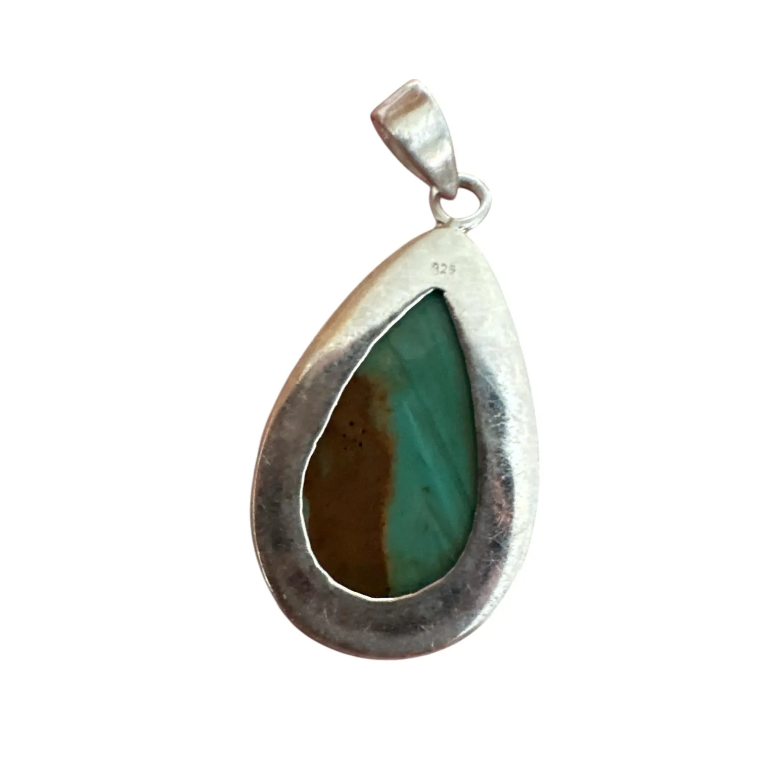 Chrysoprase Solid 925 Sterling Silver Pendant