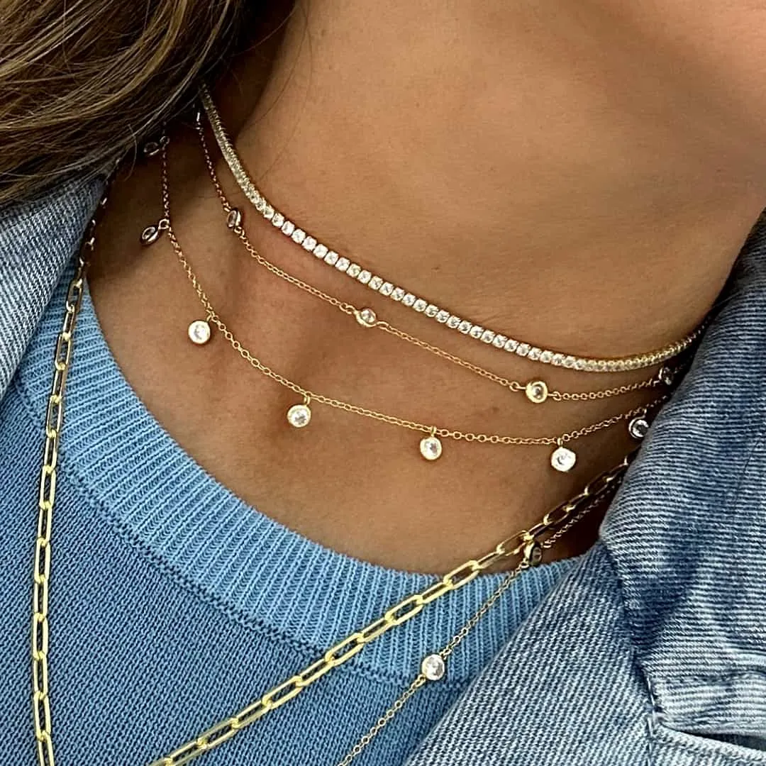 CLASSIC THIN TENNIS CHOKER