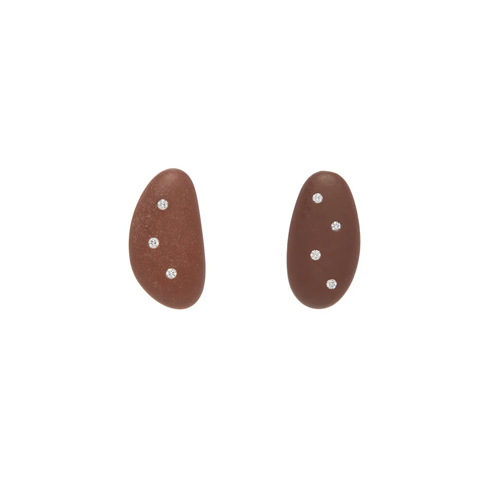 Clip-on Earrings - Terracotta