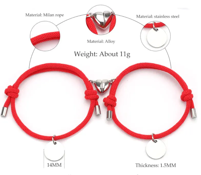 Couple Magnetic Bracelets
