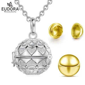 Cremation Pendant with Bola Ball Charm