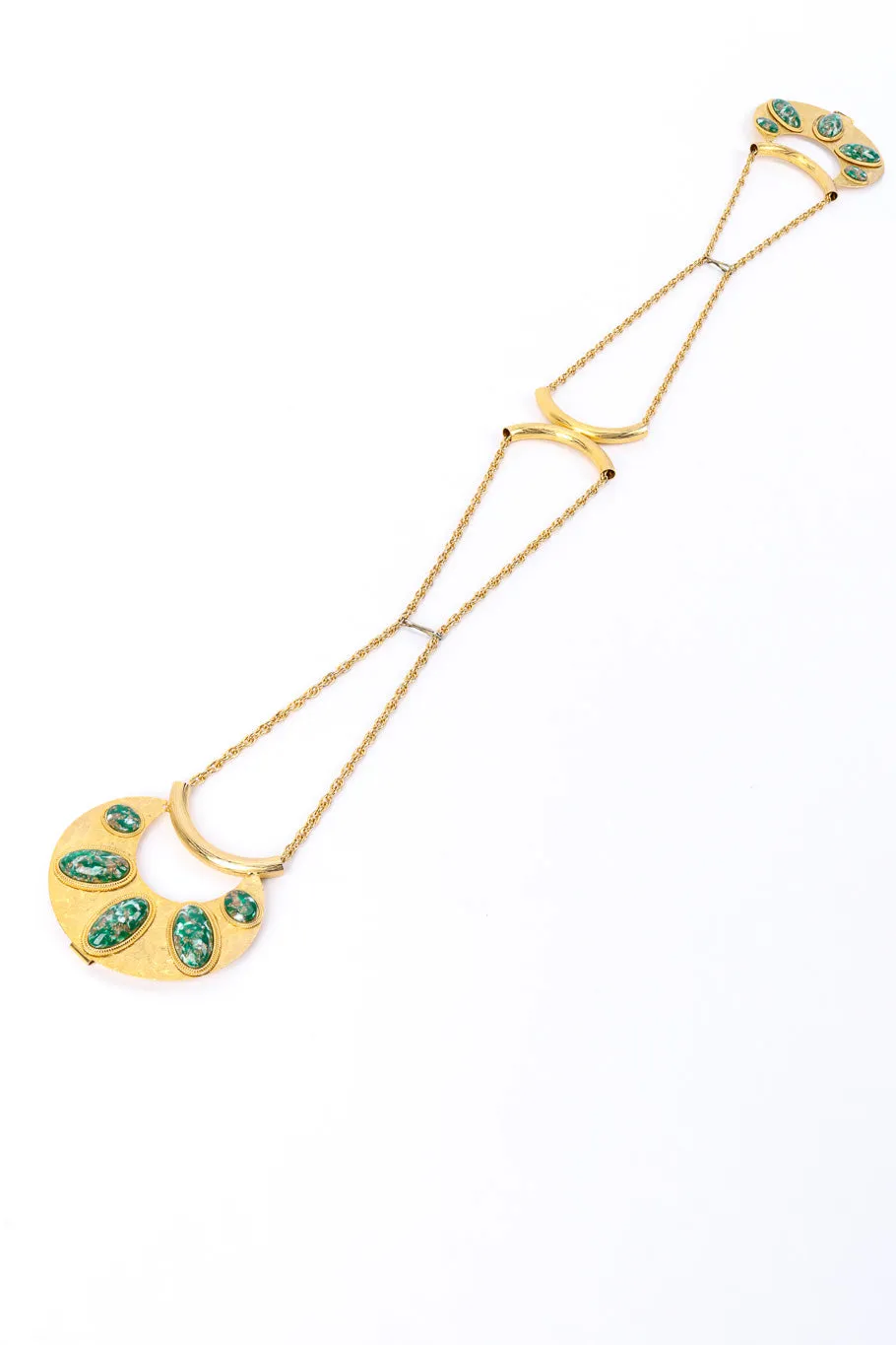 Crescent Plate Chain Belt