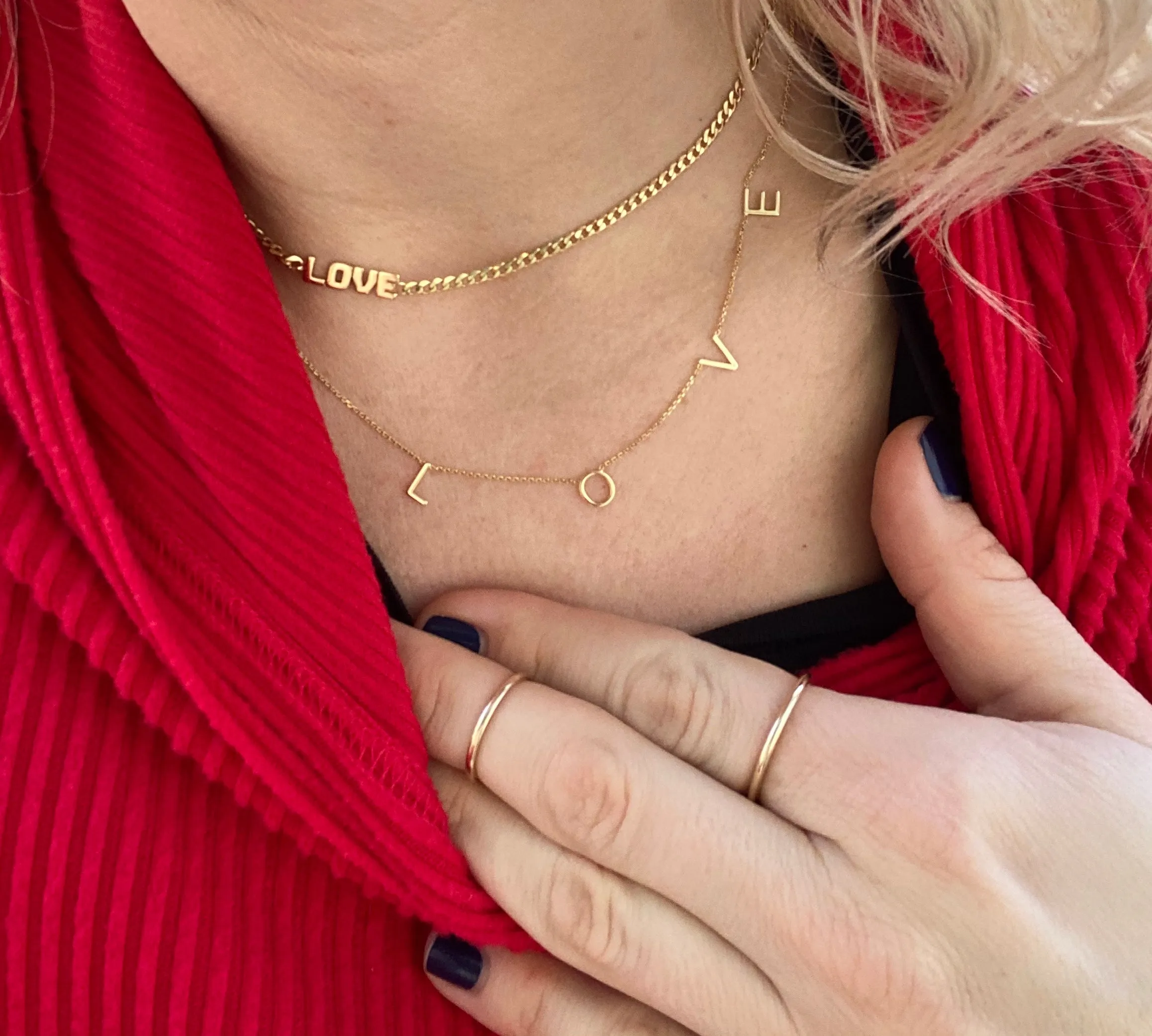 Cuban Link Love Necklace