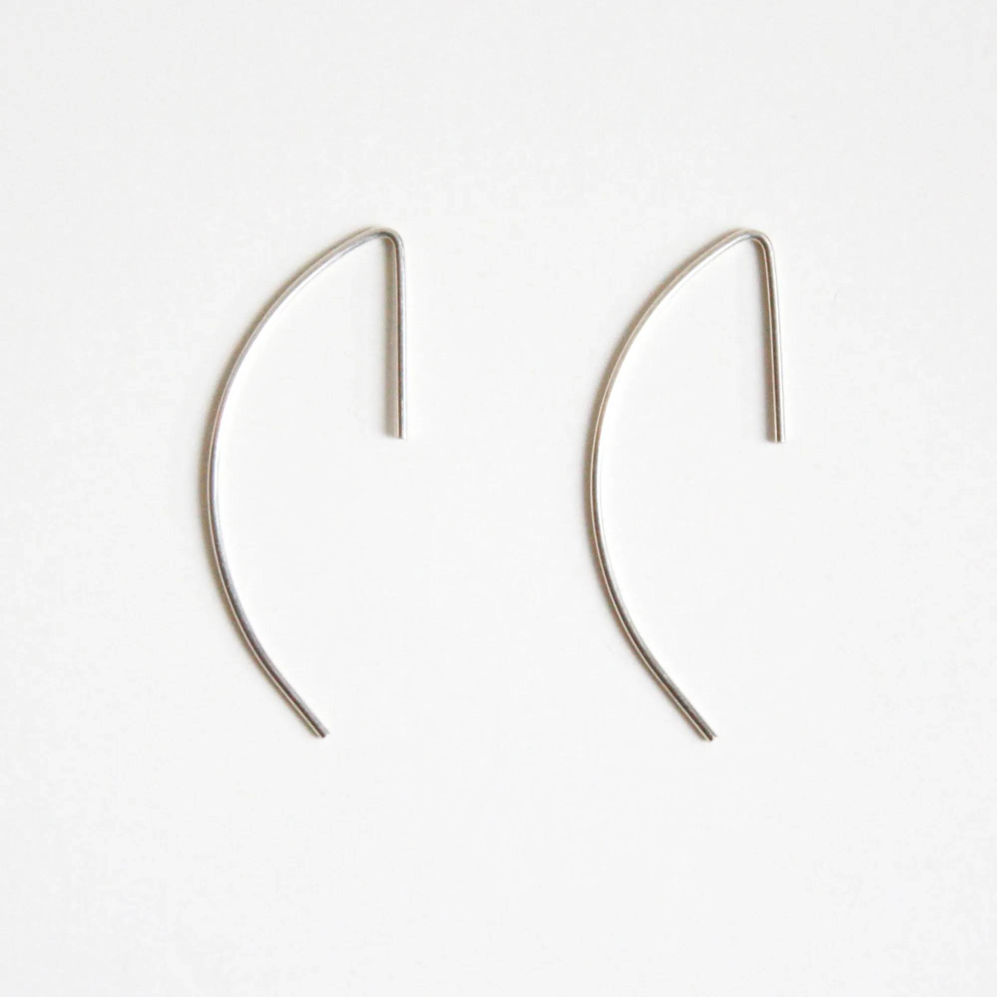 Curved Bar Threader Earrings