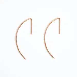 Curved Bar Threader Earrings