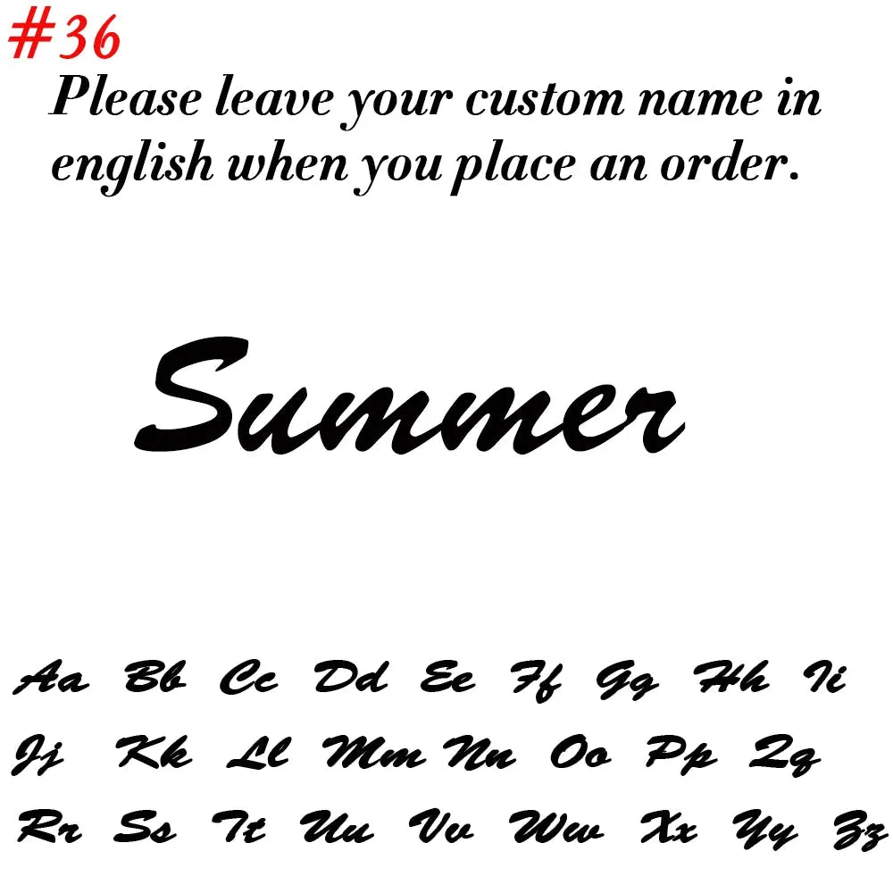 Custom Name Pendant Necklace for Women Personalised Cursive Letter Jewelry