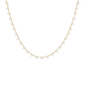 CZ Heart Stone Choker