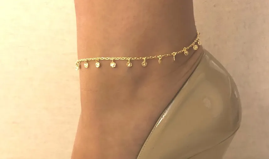Dainty Disk Anklet
