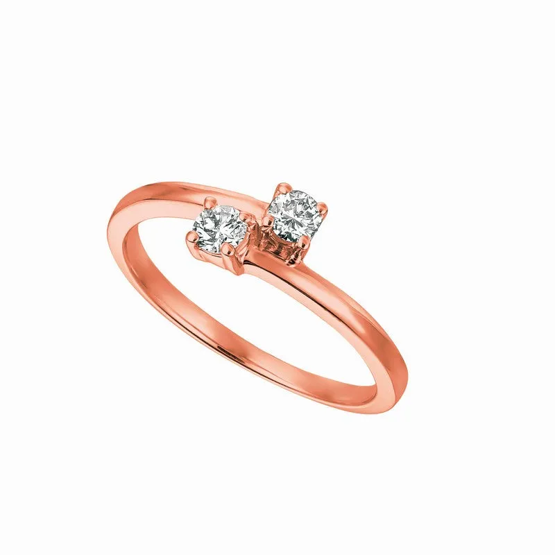 DIAMOND RING 14K GOLD (0.33 CTW) 5