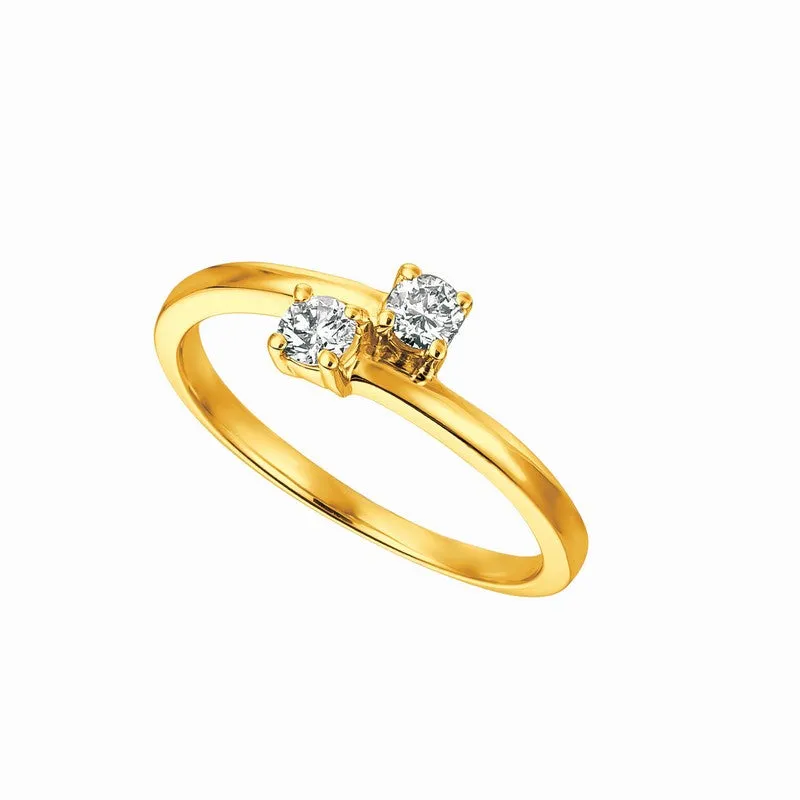 DIAMOND RING 14K GOLD (0.33 CTW) 5
