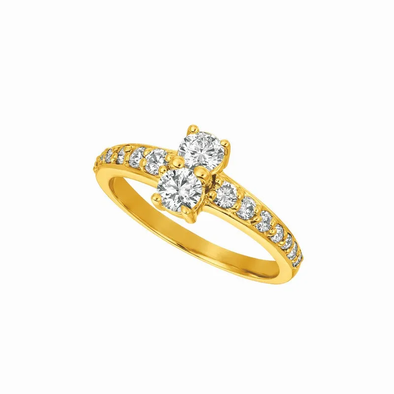 DIAMOND RING 14K GOLD (0.75 CTW) 11