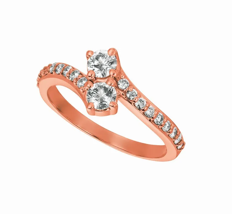 DIAMOND RING 14K GOLD (0.75 CTW) 12
