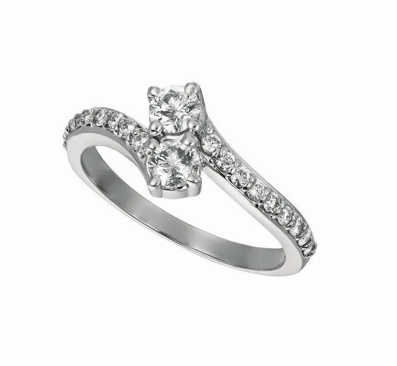 DIAMOND RING 14K GOLD (0.75 CTW) 12