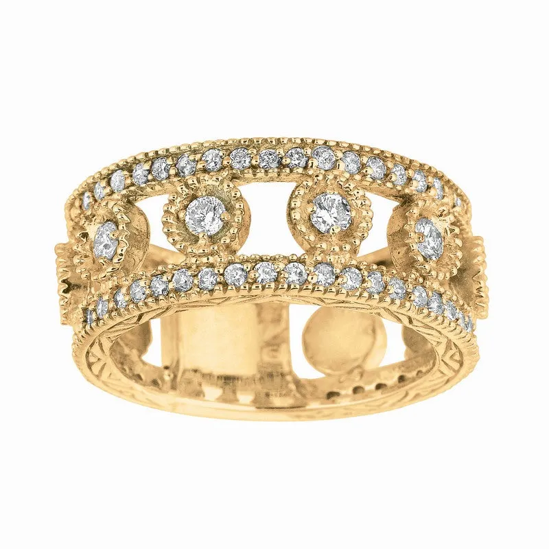 DIAMOND RING 14K GOLD (0.92 CTW)