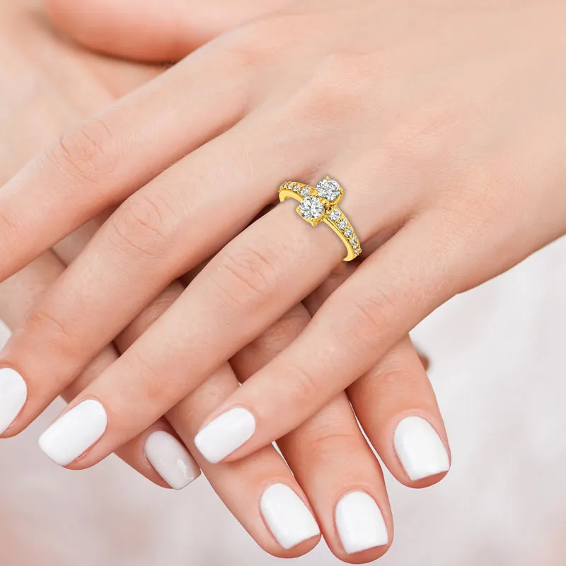 DIAMOND RING 14K GOLD (1.51 CTW) 2