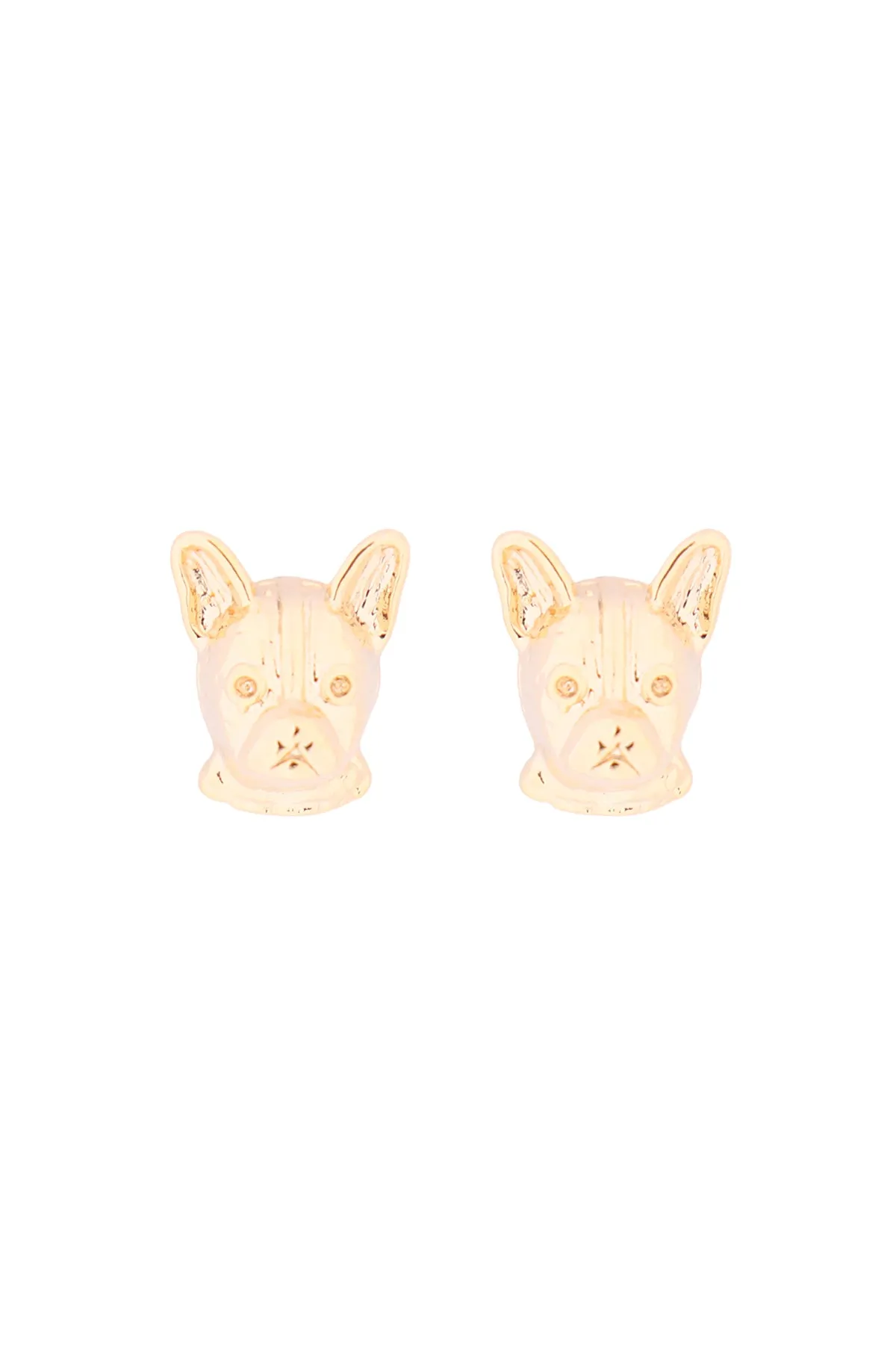 DOG CAST STUD EARRINGS