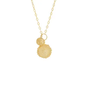 Double Coin Necklace