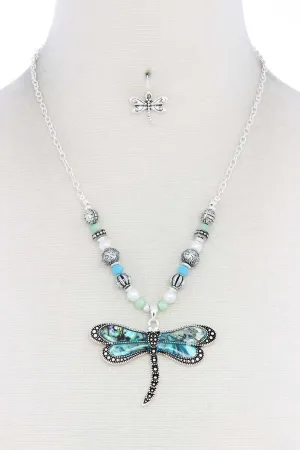 Dragonfly Pendant Necklace