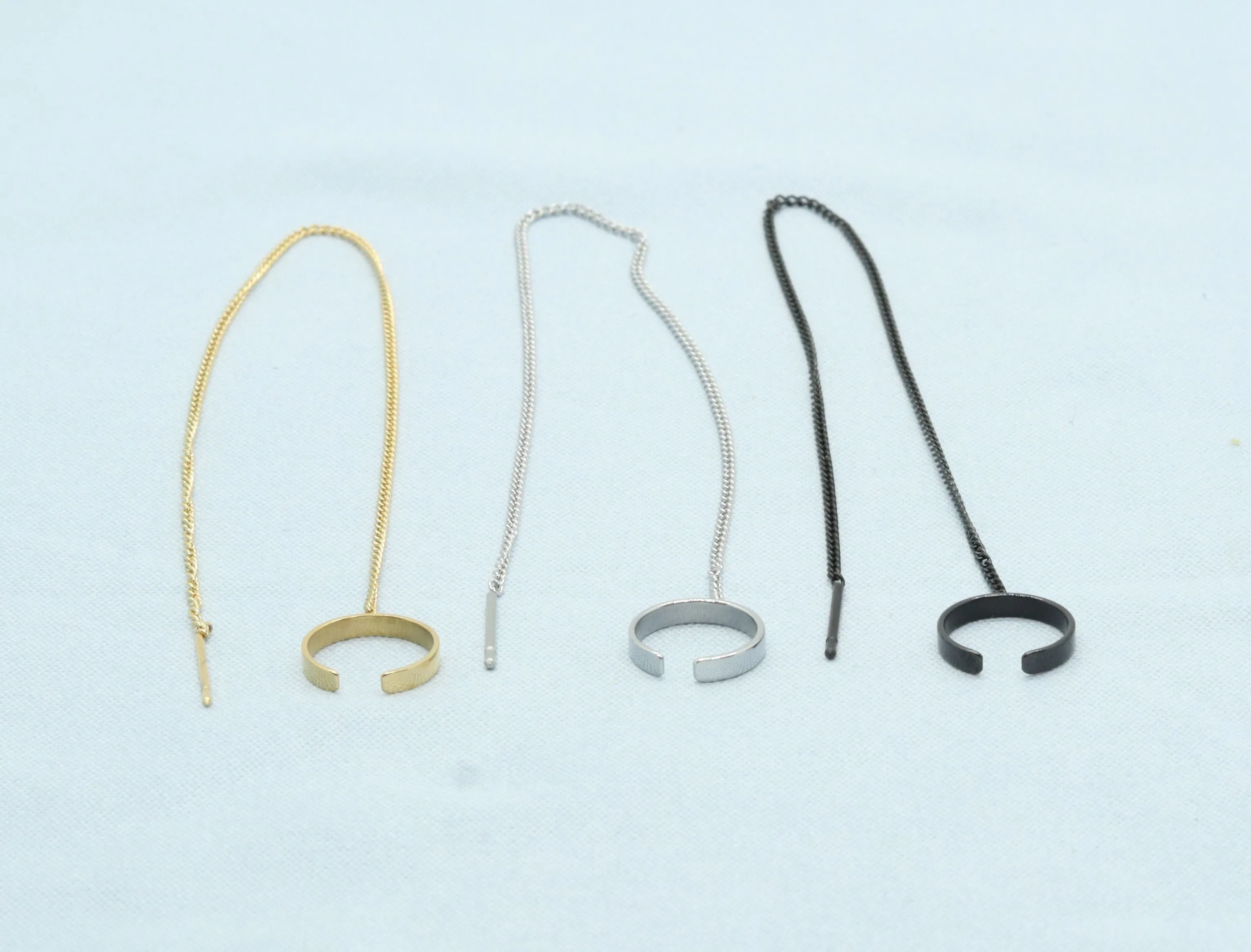 Ear Cuff Chain Earrings