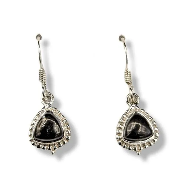 Earrings Shungite Sterling Silver