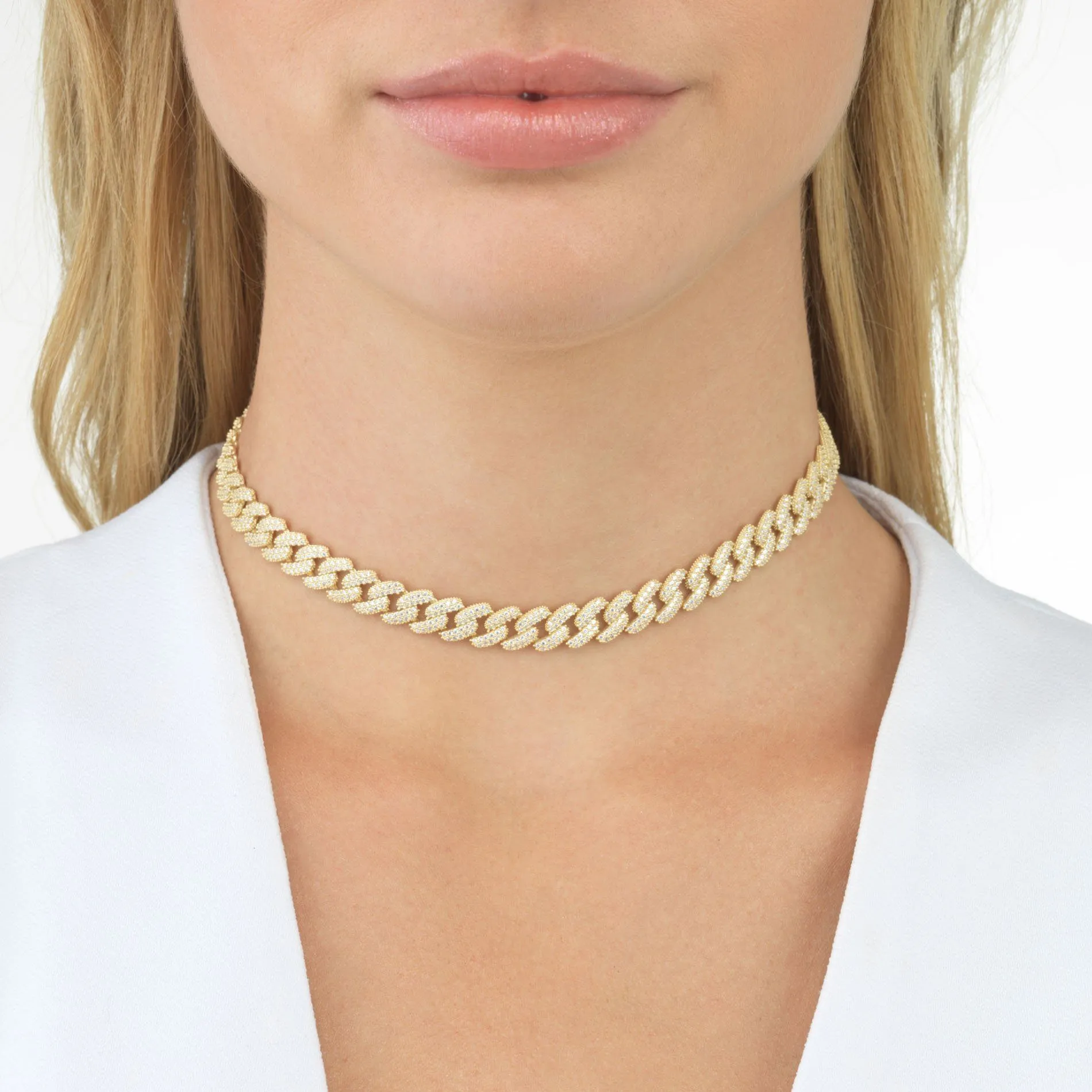 Emerald Chain Link Choker