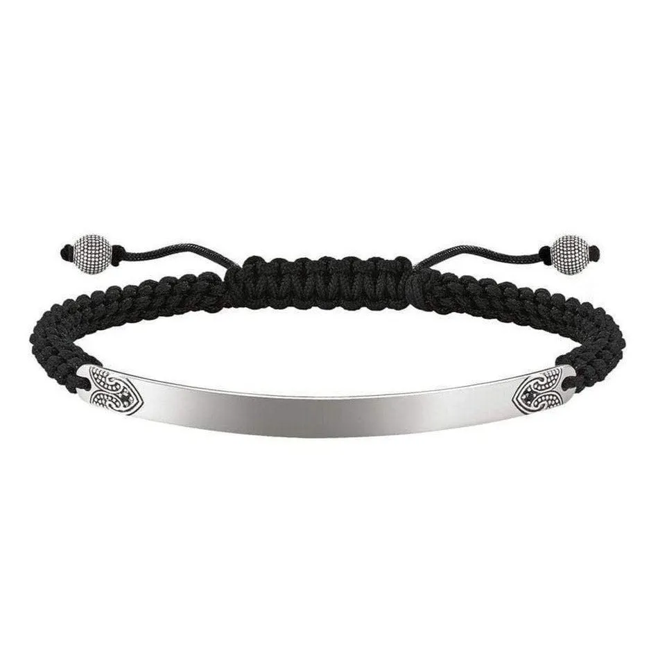 Engravable Macrame Bracelet