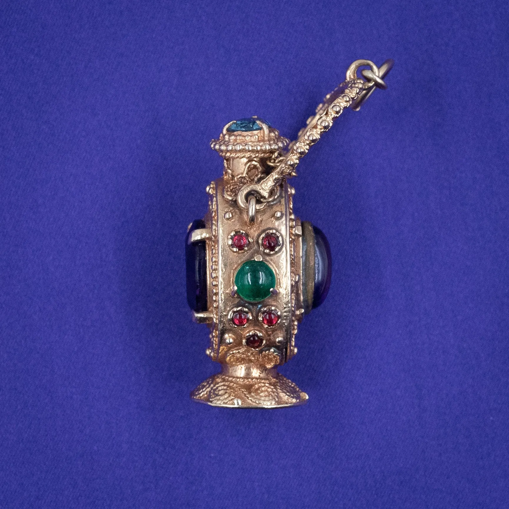 Etruscan Revival Bottle Pendant c. 1950s