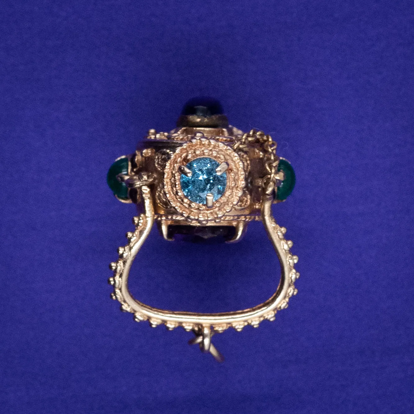 Etruscan Revival Bottle Pendant c. 1950s