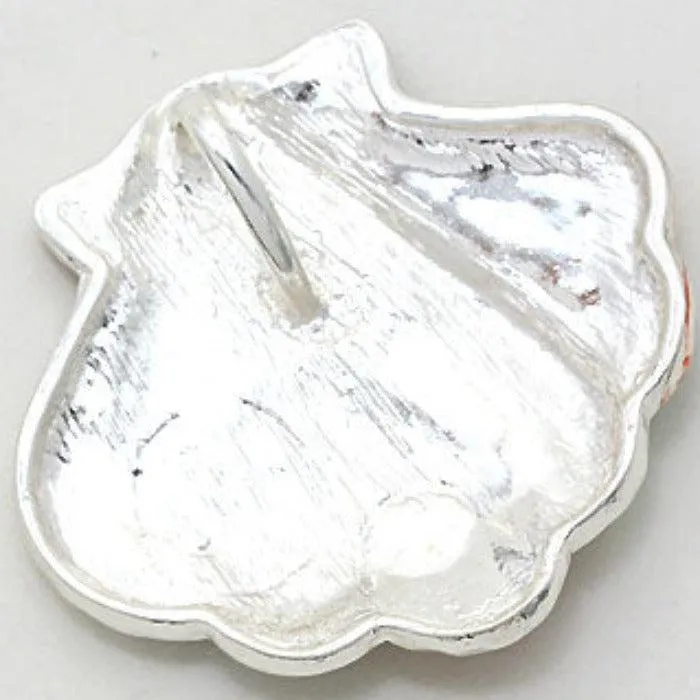 Funky Lacquered Enamel Sea Shell Pendant Set