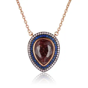 Geometric Choker Silver Pendant Necklaces