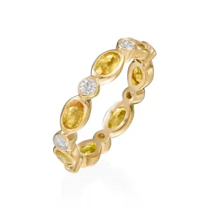 Gumuchian Marbella Yellow Sapphire & Diamond Ring