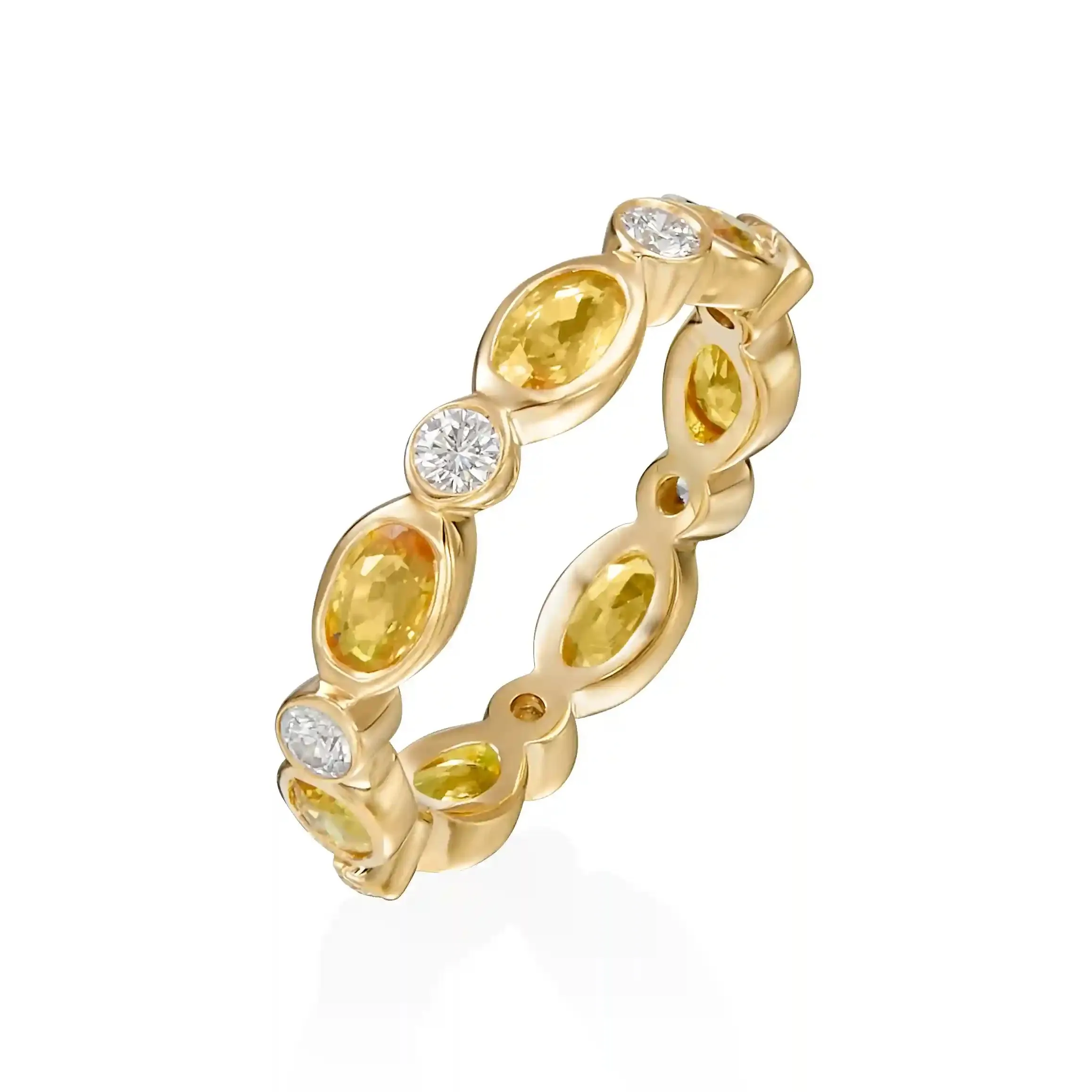 Gumuchian Marbella Yellow Sapphire & Diamond Ring