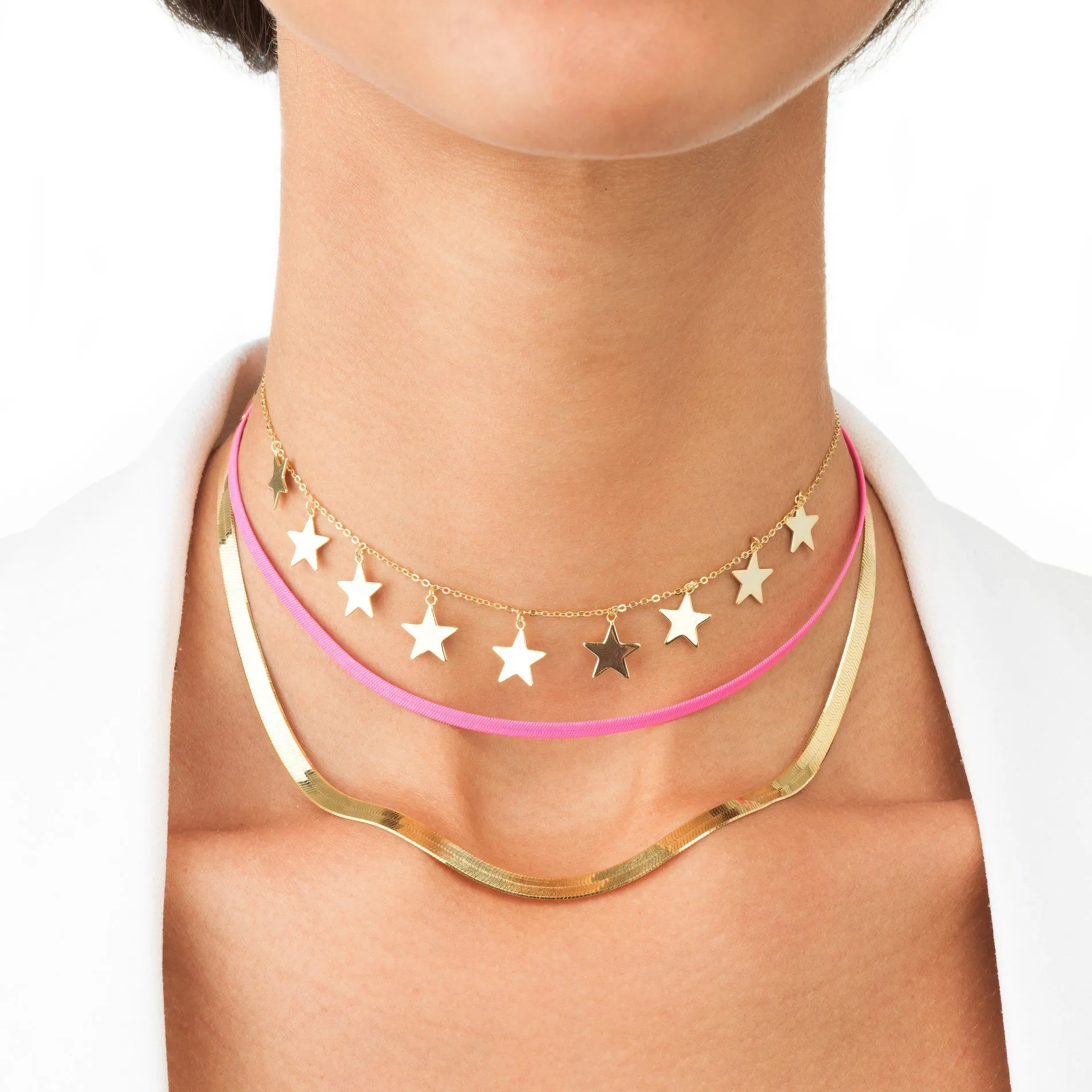 Hanging Stars Choker