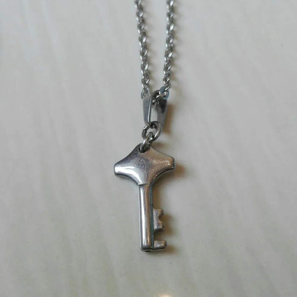 Heart Lock Bracelet & Key Necklace Set