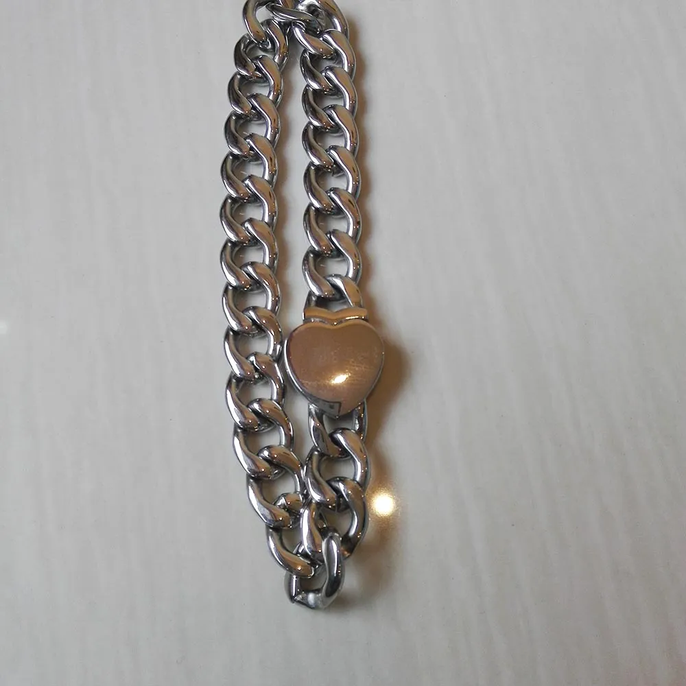 Heart Lock Bracelet & Key Necklace Set