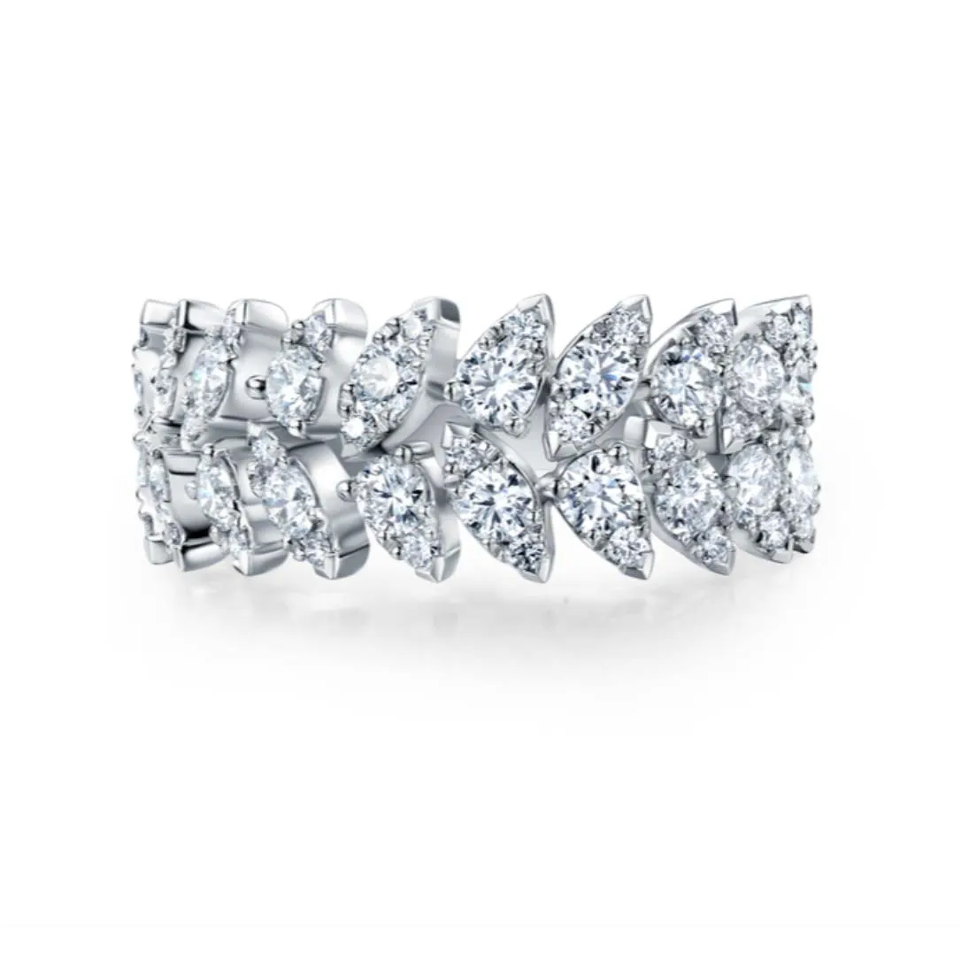 Hearts on Fire Double Row Diamond Band