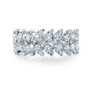 Hearts on Fire Double Row Diamond Band