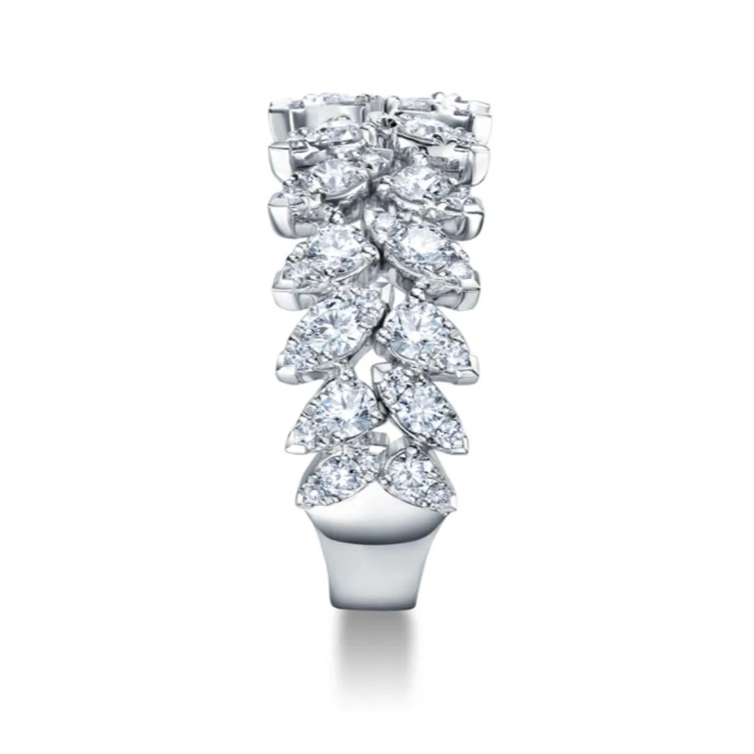 Hearts on Fire Double Row Diamond Band