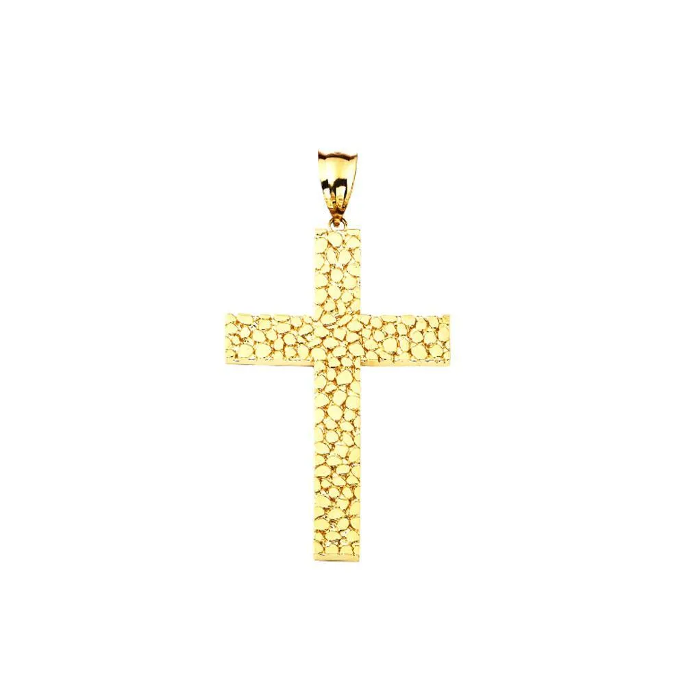 Impressive 10K Yellow Gold 10.30 Grams Cross Pendant