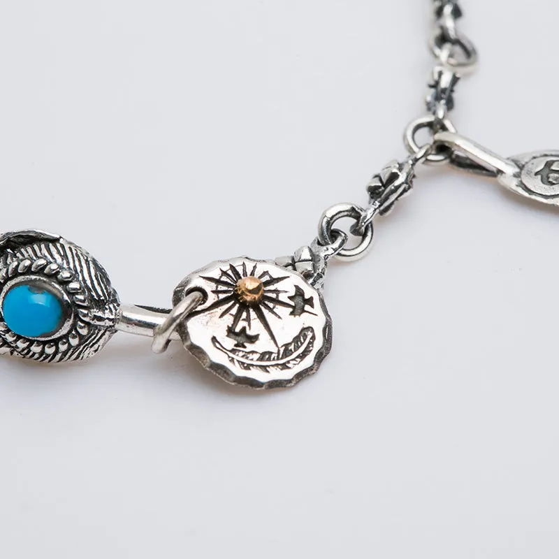 Indian style Feather Bracelet Bohemian Personality Jewelry