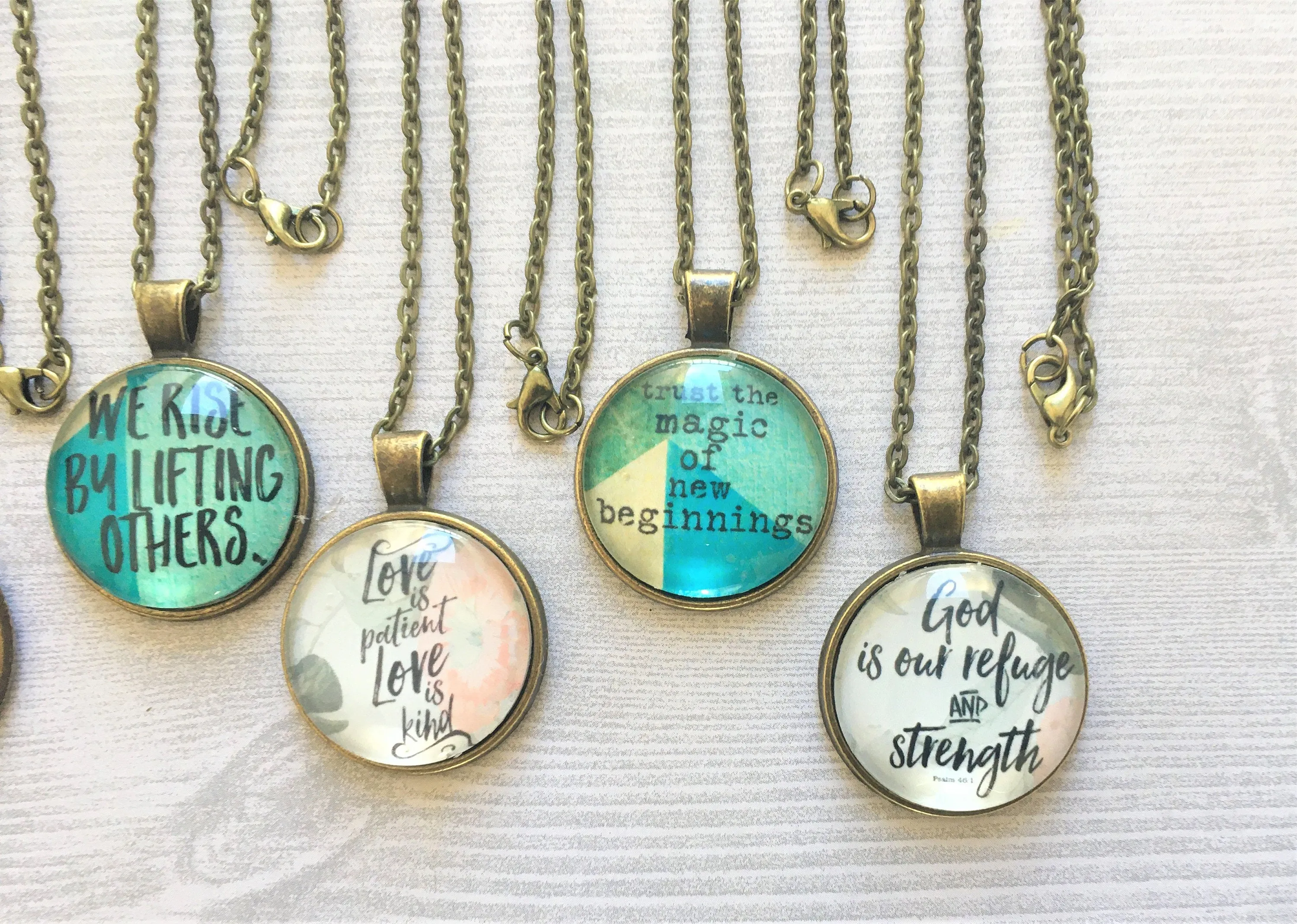Inspirational Quotes Necklaces