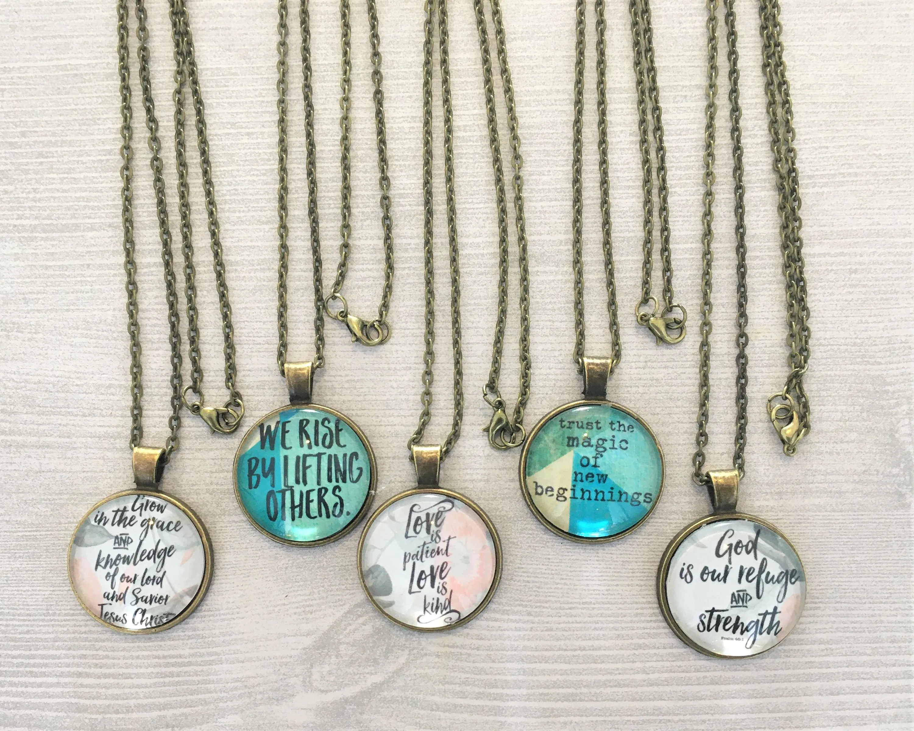 Inspirational Quotes Necklaces