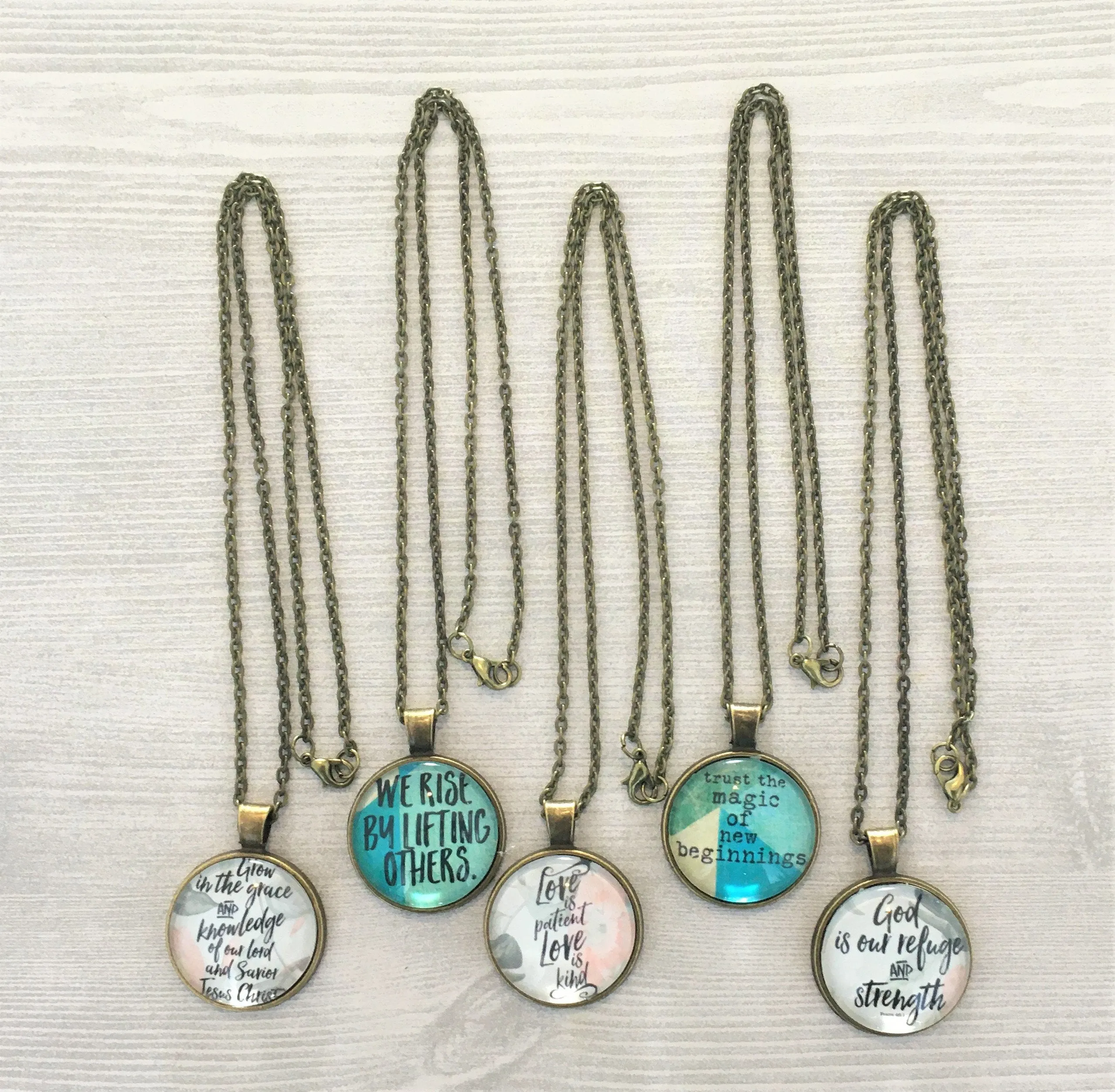 Inspirational Quotes Necklaces