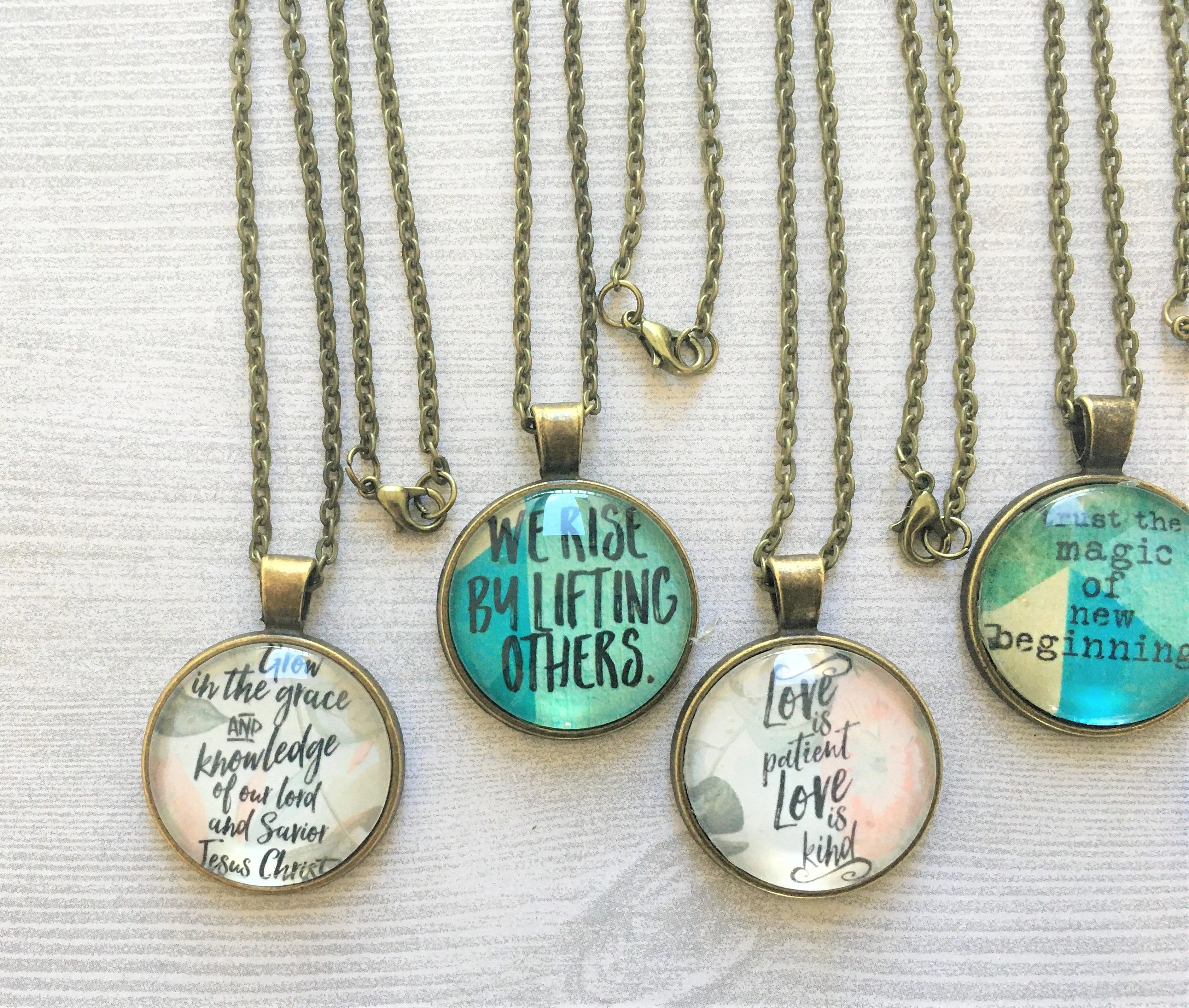 Inspirational Quotes Necklaces