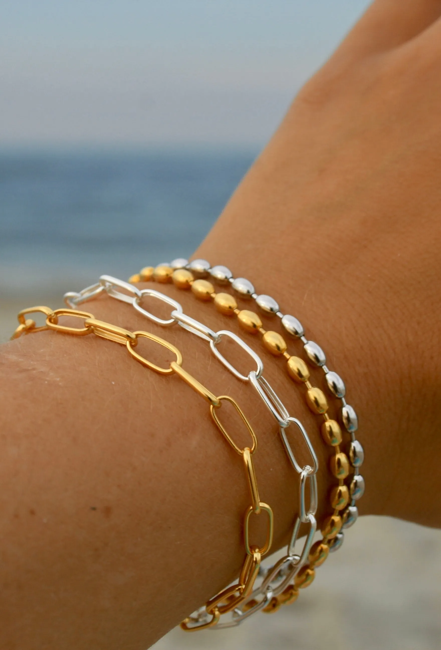 Isabella Beaded Chain Bracelet