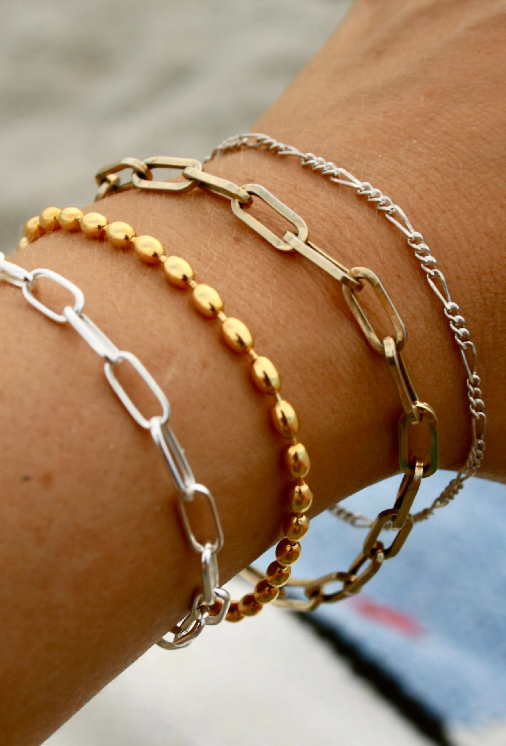 Isabella Beaded Chain Bracelet