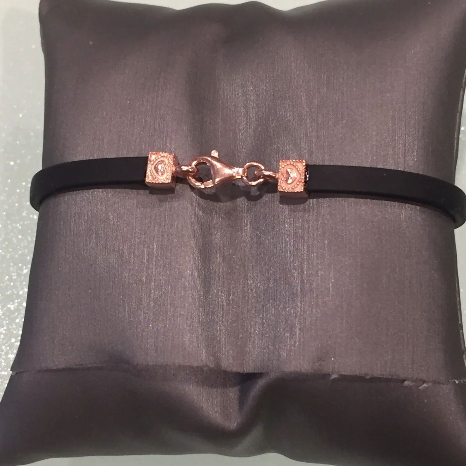 Leather Clover Bracelet