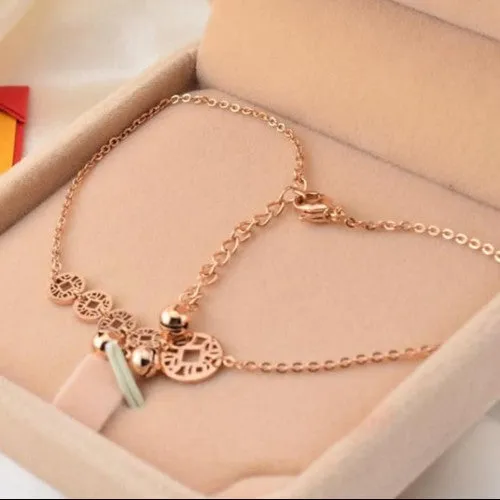 Lucky Coins Bell Anklet