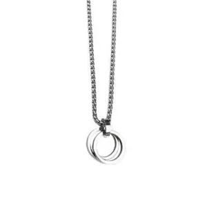 Luxury HipHop Pendant Necklace Women Silver Wedding Jewelry